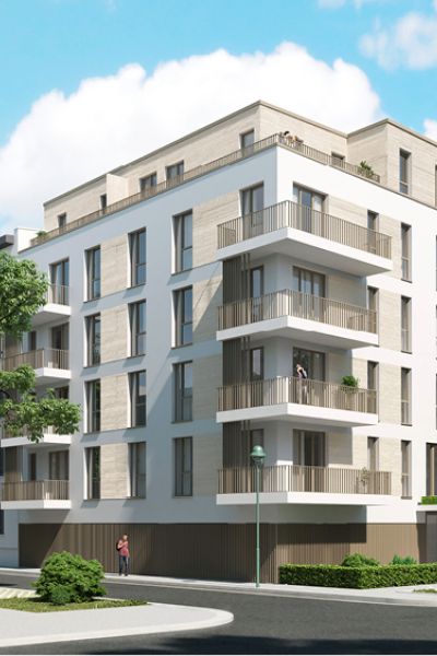 Moderner Neubau mit Balkonen und eleganter Architektur in zentraler Lage von Magdeburg-Sudenburg